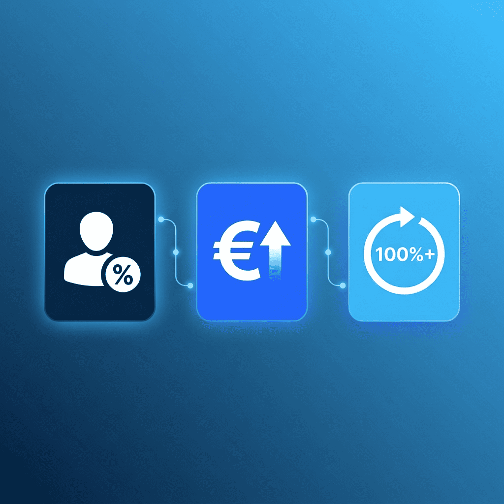 Logo Churn MRR Churn NRR indicateurs SaaS