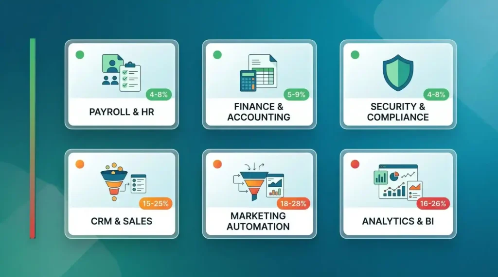Benchmark of Average SaaS Churn Rates by Industry: HR, CRM, Marketing, Analytics